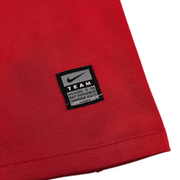 2009/10 Manchester United Home Football Shirt (L) Nike 15 Vidic - Football Finery - FF302111