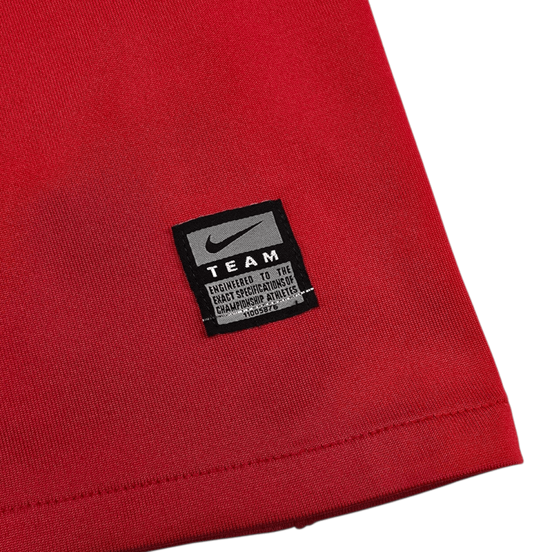 2009/10 Manchester United Home Football Shirt (L) Nike 15 Vidic - Football Finery - FF302111