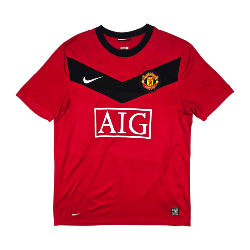 2009/10 Manchester United Home Football Shirt (M) Nike 9 Berbatov - Football Finery - FF302733