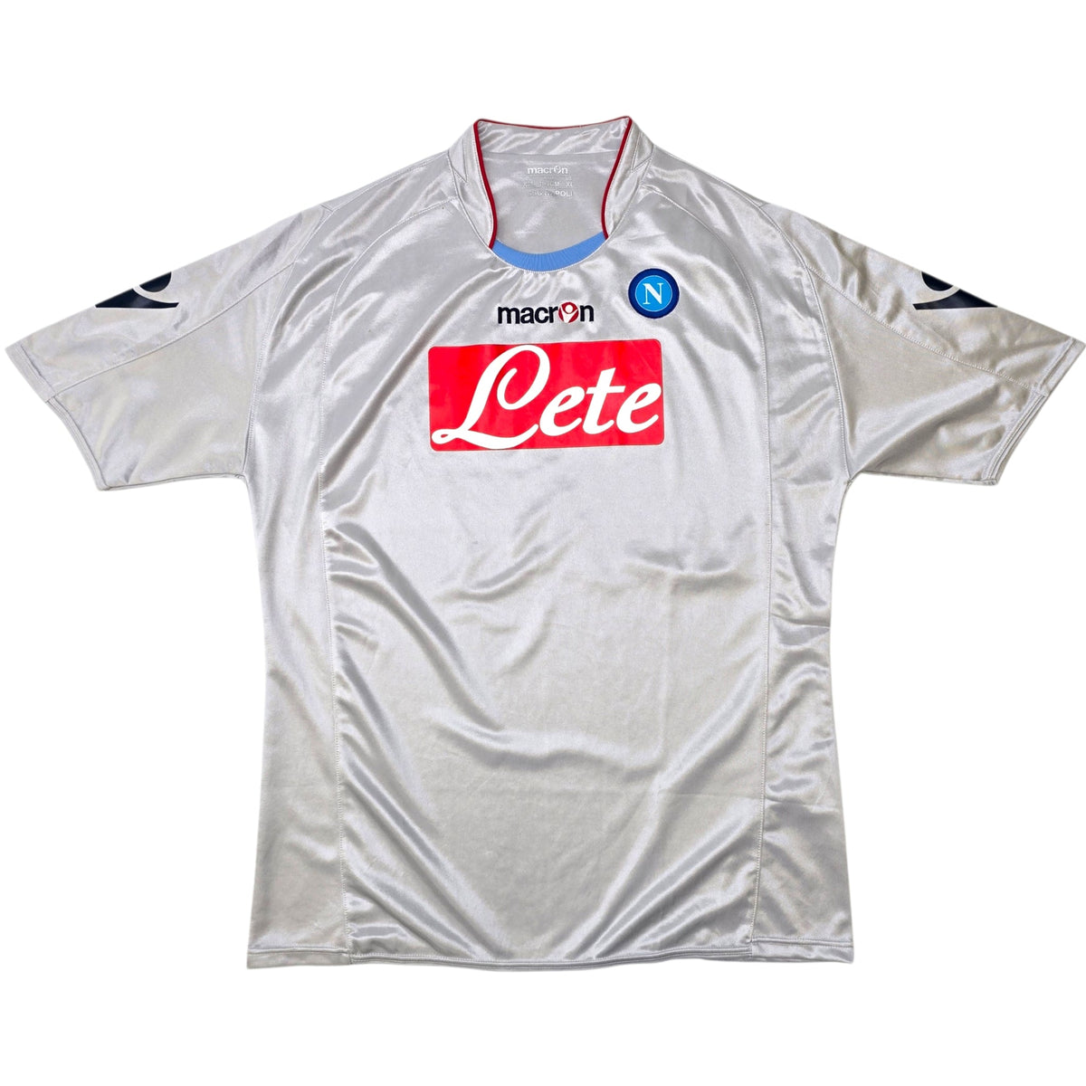 2009/10 Napoli Away Football Shirt (2XL) Macron 7 Lavezzi - Football Finery - FF305695