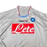2009/10 Napoli Away Football Shirt (2XL) Macron 7 Lavezzi - Football Finery - FF305695