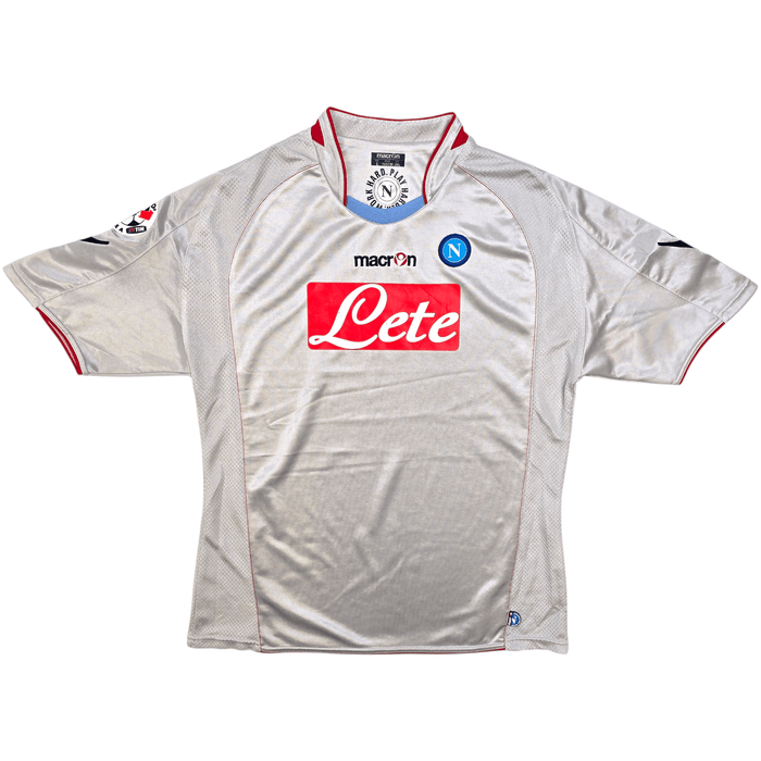 2009/10 Napoli Away Football Shirt (S) Macron - Football Finery - FF303764
