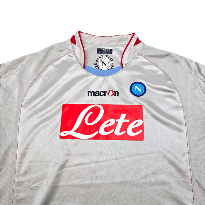 2009/10 Napoli Away Football Shirt (S) Macron - Football Finery - FF303764