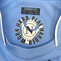 2009/10 Napoli Home Football Shirt (L) Macron 17 Hamsik - Football Finery - FF305696
