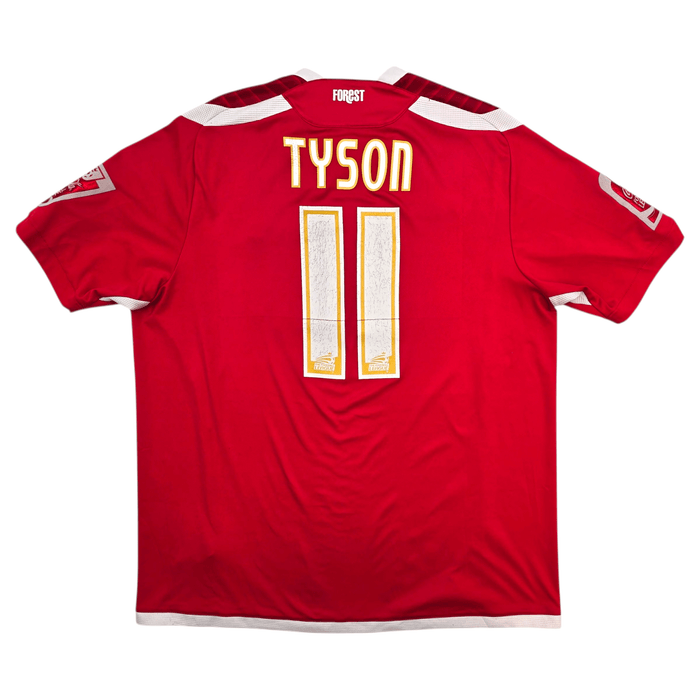 2009/10 Nottingham Forest Home Football Shirt (XL) Umbro 11 Tyson - Football Finery - FF304690