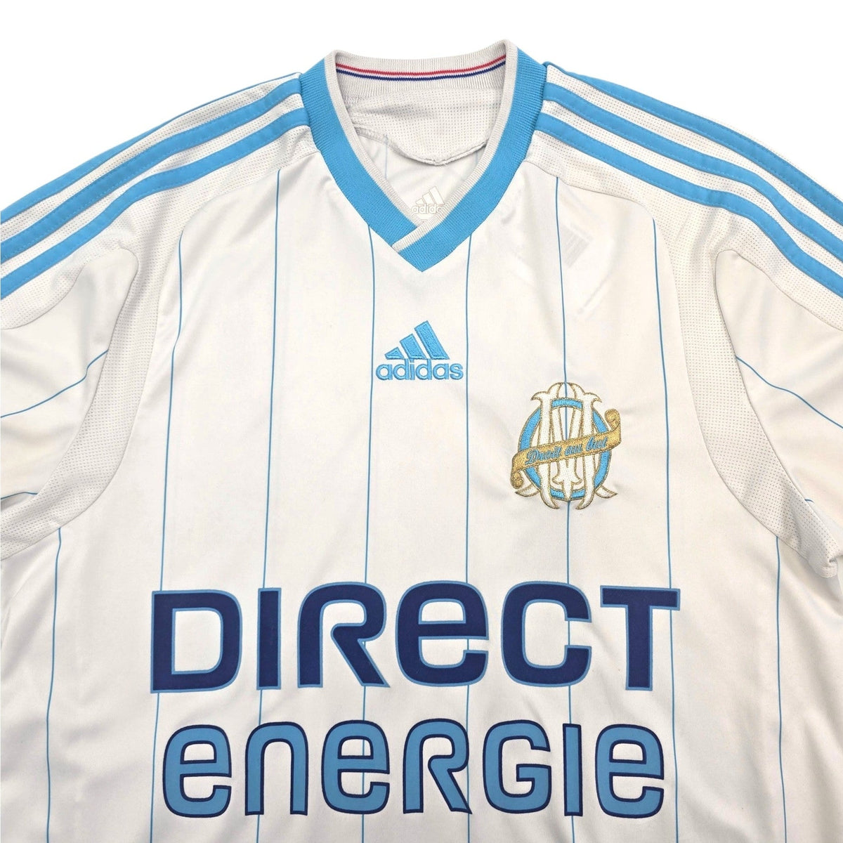 2009/10 Olympique Marseille Home Football Shirt (S) Adidas 10 Ben Arfa - Football Finery - FF306083