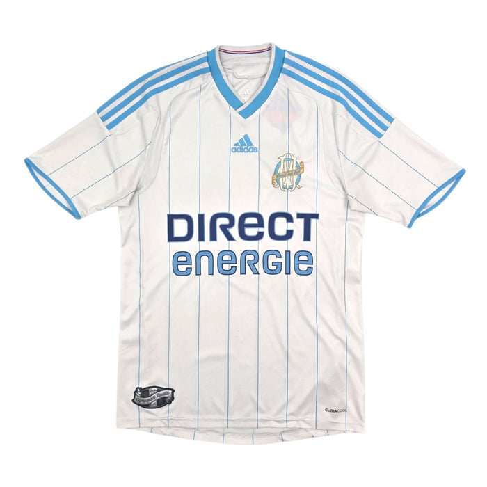 2009/10 Olympique Marseille Home Football Shirt (S) Adidas 10 Ben Arfa - Football Finery - FF306083