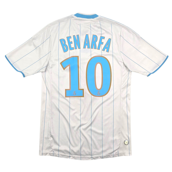 2009/10 Olympique Marseille Home Football Shirt (S) Adidas 10 Ben Arfa - Football Finery - FF306083