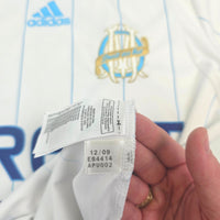 2009/10 Olympique Marseille Home Football Shirt (S) Adidas 10 Ben Arfa - Football Finery - FF306083