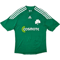 2009/10 Panathinaikos Home Football Shirt (M) Adidas 9 Cisse - Football Finery - FF307450