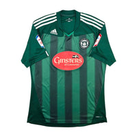 2009/10 Plymouth Argyle Home Football Shirt (L) Adidas 3 Ngala - Football Finery - FF307477