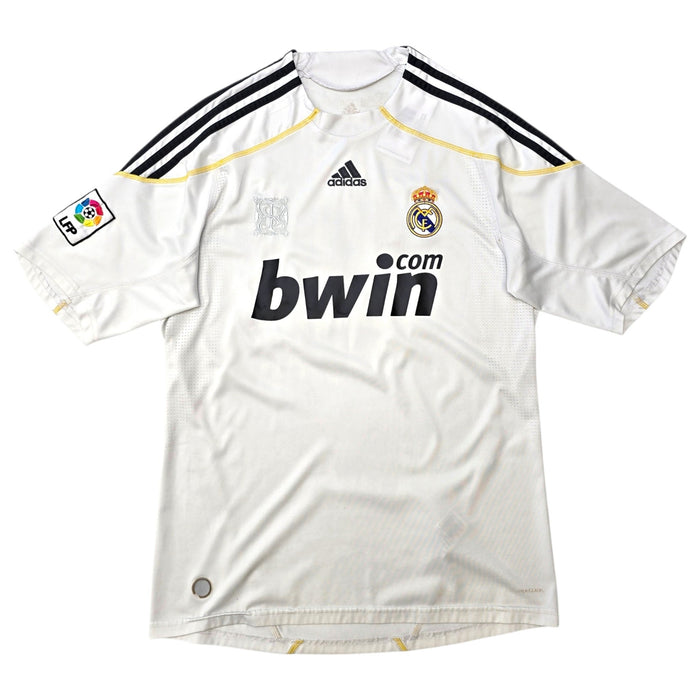 2009/10 Real Madrid Home Football Shirt (S) Adidas #4 Sergio Ramos - Football Finery - FF307420
