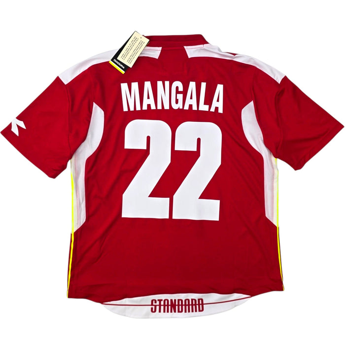 2009/10 Standard de Liège Home Football Shirt (S) Diadora 22 Mangala (BNWTs) - Football Finery - FF306501