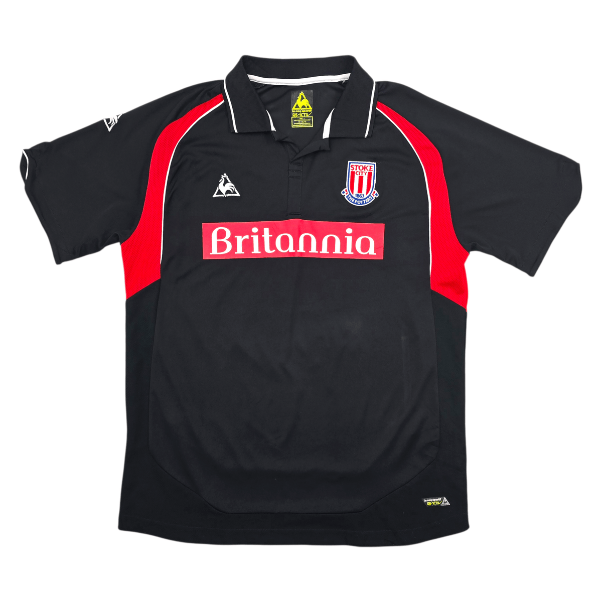 2009/10 Stoke City Away Football Shirt (L) Le Coq Sportif 24 Delap - Football Finery - FF303510
