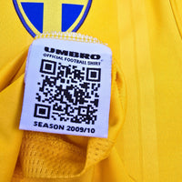 2009/10 Sweden Home Football Shirt (M) Umbro 10 Ibrahimovic - Football Finery - FF305373