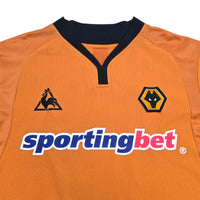 2009/10 Wolverhampton Wanderers Home Football Shirt (2XL) Le Coq Sportif 3 Elokobi - Football Finery - FF304885