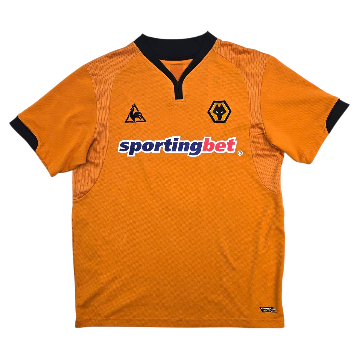 2009/10 Wolverhampton Wanderers Home Football Shirt (2XL) Le Coq Sportif 3 Elokobi - Football Finery - FF304885
