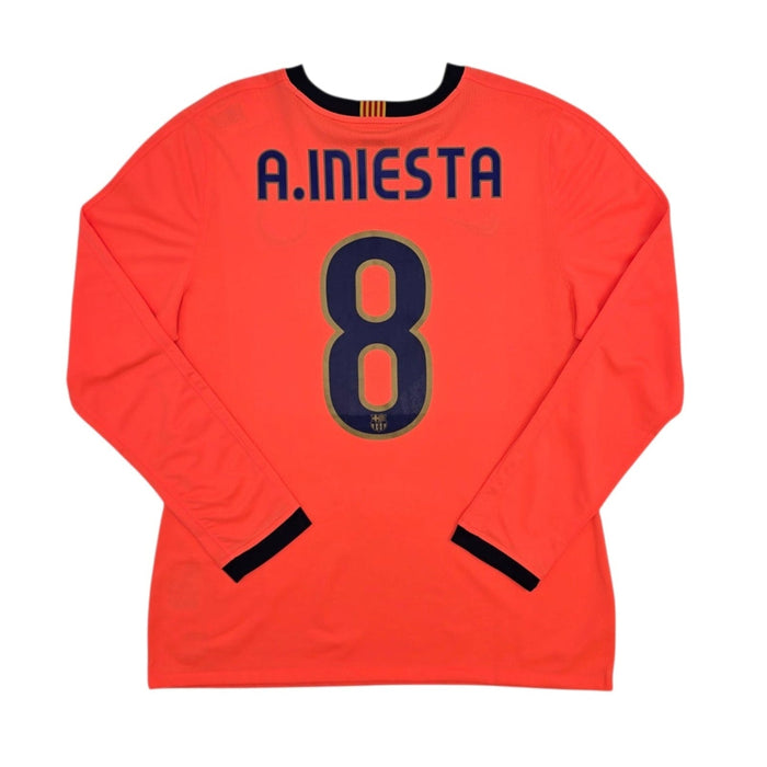 2009/11 Barcelona Away Football Shirt (XL) Nike 8 A. Iniesta - Football Finery - FF304763
