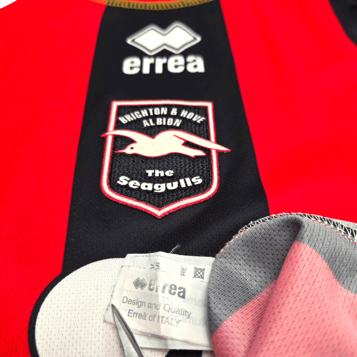 2009/11 Brighton Away Football Shirt (L) Errea - Football Finery - FF302545