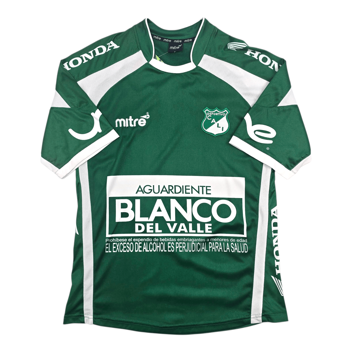 2010 Deportivo Cali Home Football Shirt (S) Mitre - Football Finery - FF305145