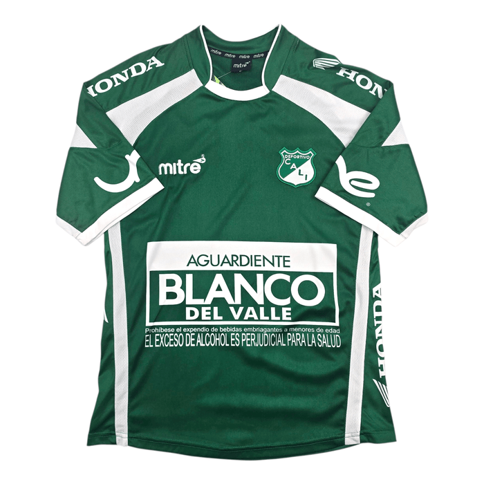 2010 Deportivo Cali Home Football Shirt (S) Mitre - Football Finery - FF305145