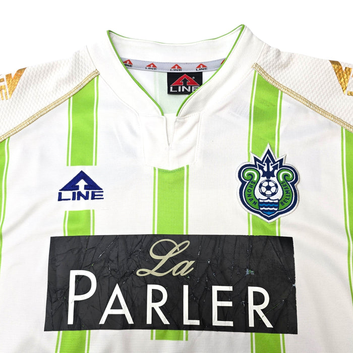 2010 Shonan Bellmare Away Football Shirt (M) Line - Football Finery - FF305188