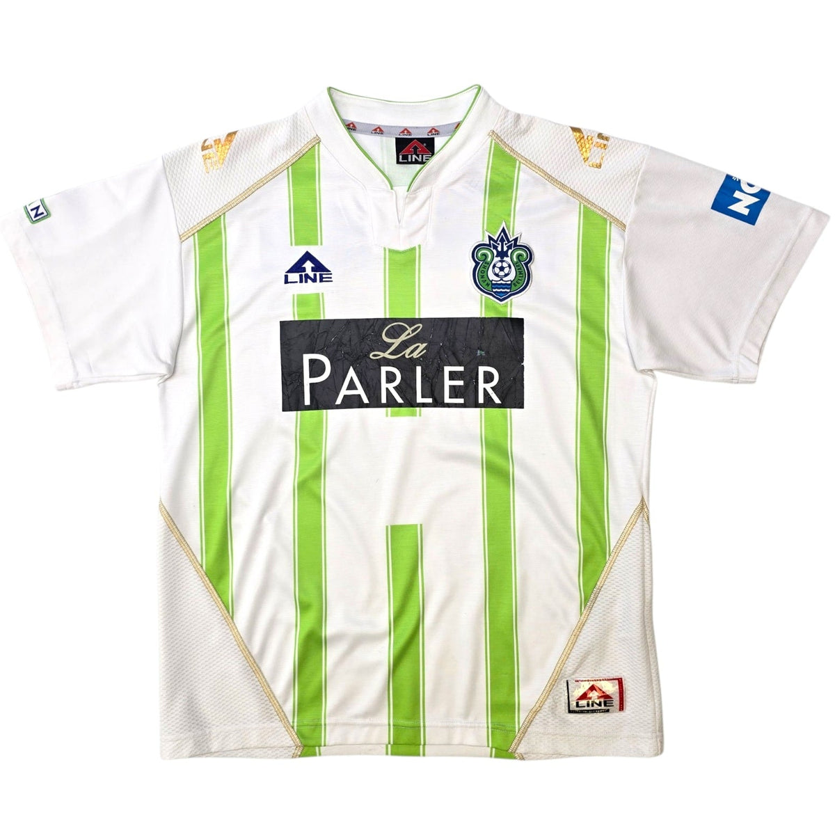2010 Shonan Bellmare Away Football Shirt (M) Line - Football Finery - FF305188