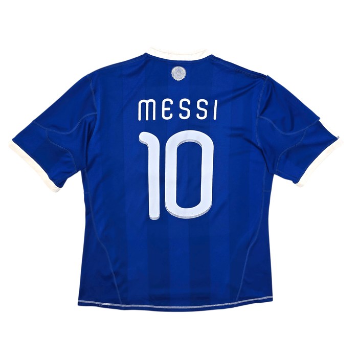 2010/11 Argentina Away Football Shirt (L) Adidas 10 Messi - Football Finery - FF303920