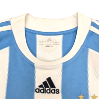 2010/11 Argentina Home Football Shirt (L) Adidas 10 Messi - Football Finery - FF302387