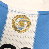 2010/11 Argentina Home Football Shirt (L) Adidas 10 Messi - Football Finery - FF302387