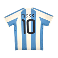 2010/11 Argentina Home Football Shirt (S) Adidas 10 Messi - Football Finery - FF300662