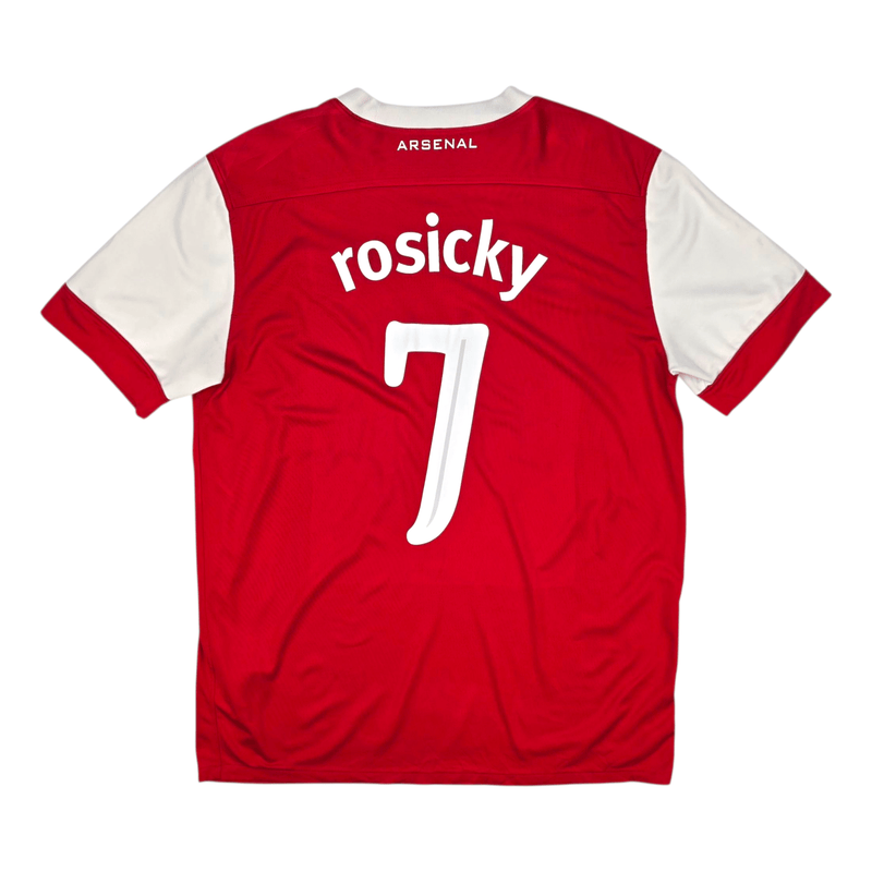 2010/11 Arsenal Home Football Shirt (L) Nike 7 Rosicky - Football Finery - FF301915