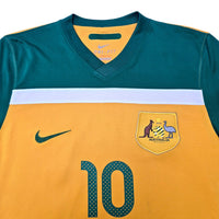 2010/11 Australia Home Football Shirt (M) Nike 10 Kewell - Football Finery - FF305774