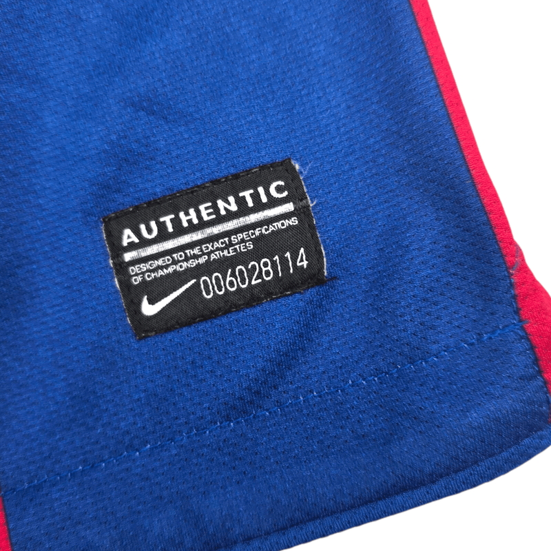 2010/11 Barcelona Home Football Shirt (M) Nike 10 Messi - Football Finery - FF302471