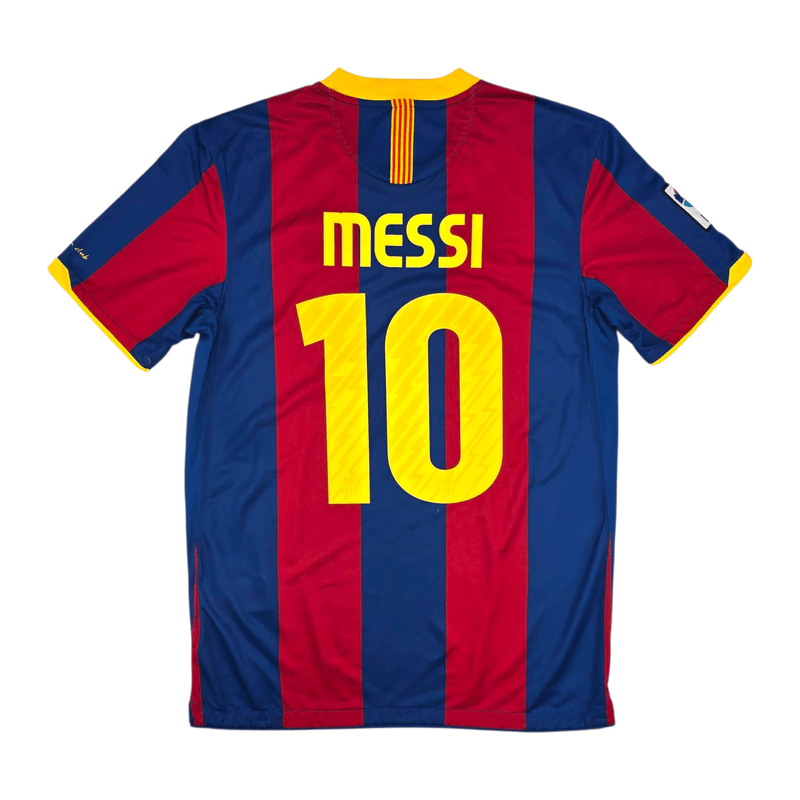 2010/11 Barcelona Home Football Shirt (M) Nike 10 Messi - Football Finery - FF302471