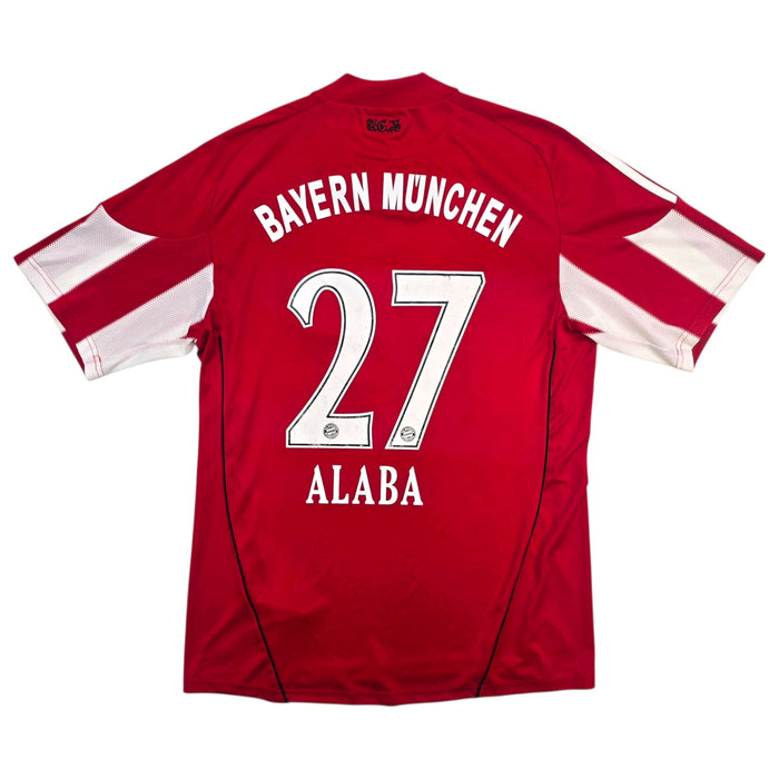 2010/11 Bayern Munich Home Football Shirt (M) Adidas 27 Alaba - Football Finery - FF304730