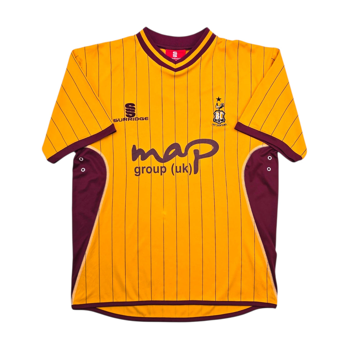 2010/11 Bradford City Home Football Shirt (S) Surridge (Signed) - Football Finery - FF304638