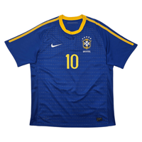 2010/11 Brazil Away Football Shirt (L) Nike 10 Kaka - Football Finery - FF304580
