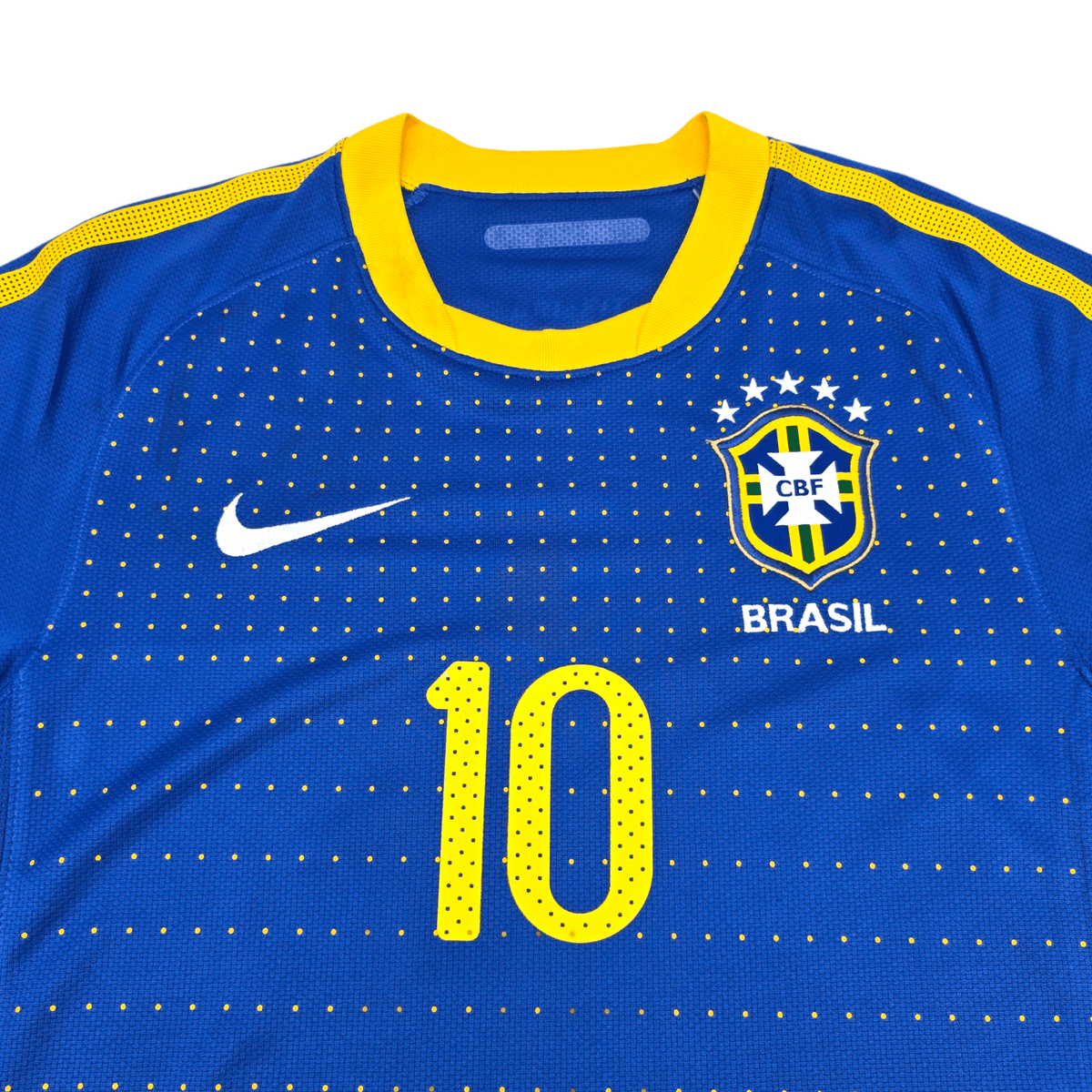 2010/11 Brazil Away Football Shirt (S) Nike 10 Kaka - Football Finery - FF302493