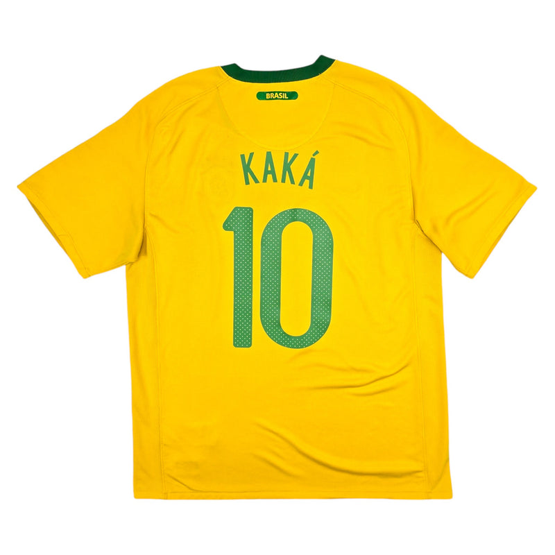 2010/11 Brazil Home Football Shirt (M) Nike #10 Kaka - Football Finery - FF204444