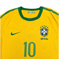 2010/11 Brazil Home Football Shirt (M) Nike #10 Kaka - Football Finery - FF204444