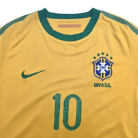 2010/11 Brazil Home Football Shirt (M) Nike 10 Kaka - Football Finery - FF302672