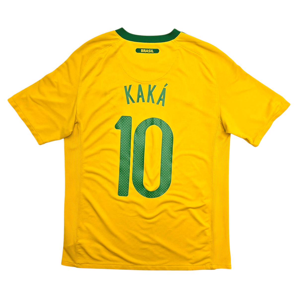 2010/11 Brazil Home Football Shirt (M) Nike 10 Kaka - Football Finery - FF302672