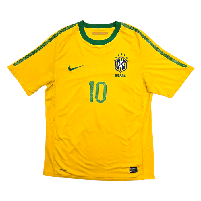 2010/11 Brazil Home Football Shirt (M) Nike 10 Kaka - Football Finery - FF302672