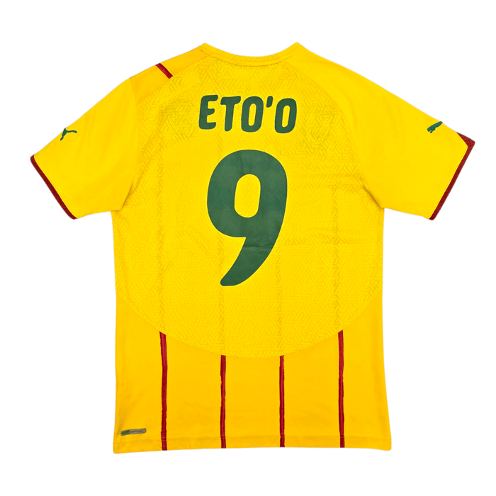 2010/11 Cameroon Away Football Shirt (M) Puma 9 Eto'o - Football Finery - FF302859