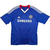 2010/11 Chelsea Home Football Shirt (L) Adidas 11 Drogba - Football Finery - FF304592
