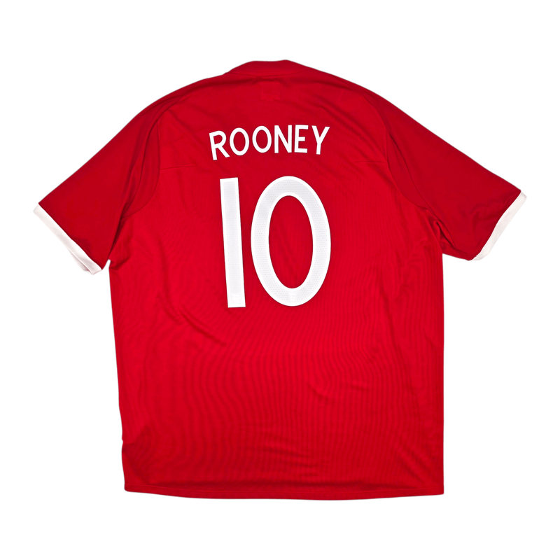 2010/11 England Away Football Shirt (2XL) Umbro 10 Rooney - Football Finery - FF301649