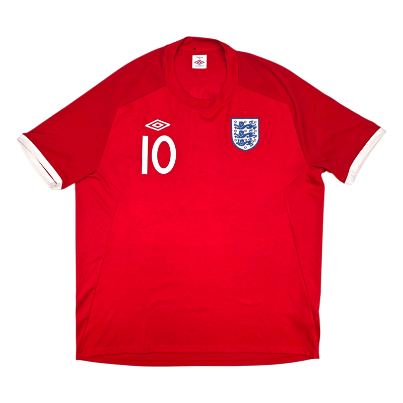 2010/11 England Away Football Shirt (2XL) Umbro 10 Rooney - Football Finery - FF301649