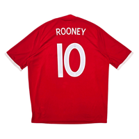 2010/11 England Away Football Shirt (2XL) Umbro 10 Rooney - Football Finery - FF304832