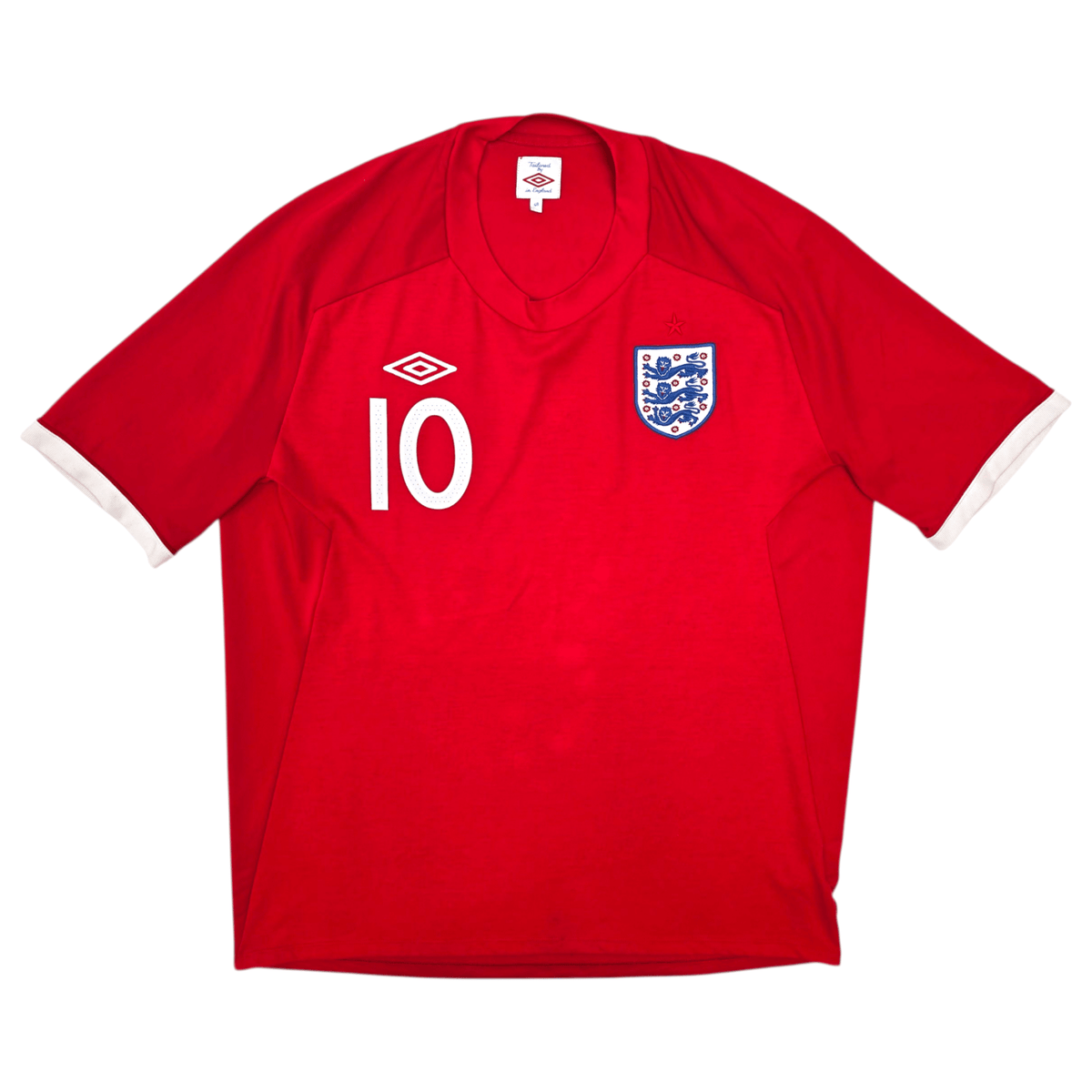 2010/11 England Away Football Shirt (2XL) Umbro 10 Rooney - Football Finery - FF304832